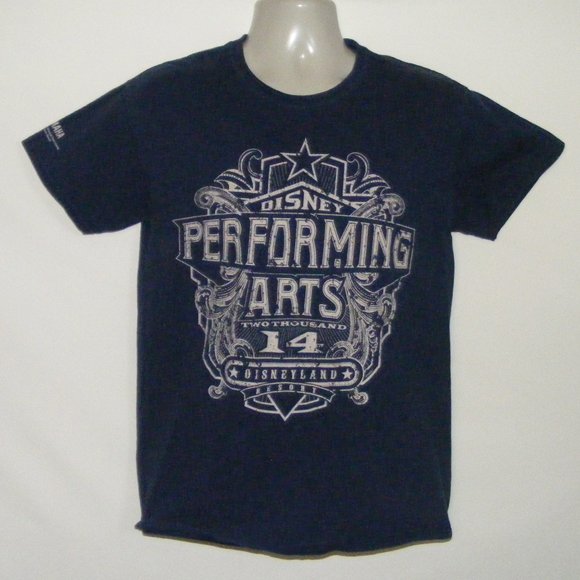 DISNEYLAND ACTORS/Performing Arts Tshirt, M, Navy Blue, SS, 2014 Event - Picture 1 of 9